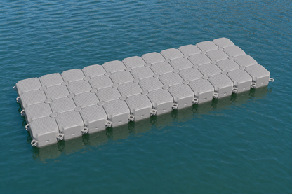 32-cube modular floating pontoon 4m x 2m