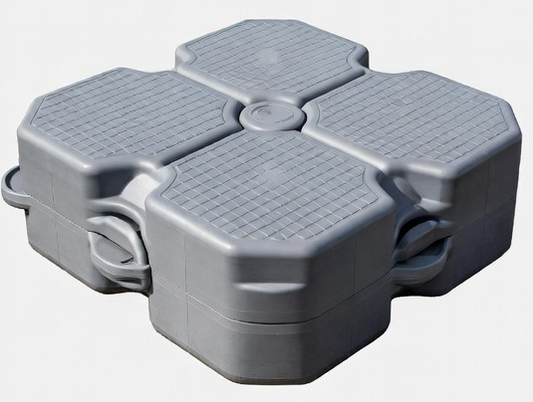Modular floating pontoon (500x500x400mm) Grey