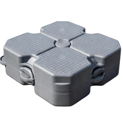 Triangle cube swim platform corner product render